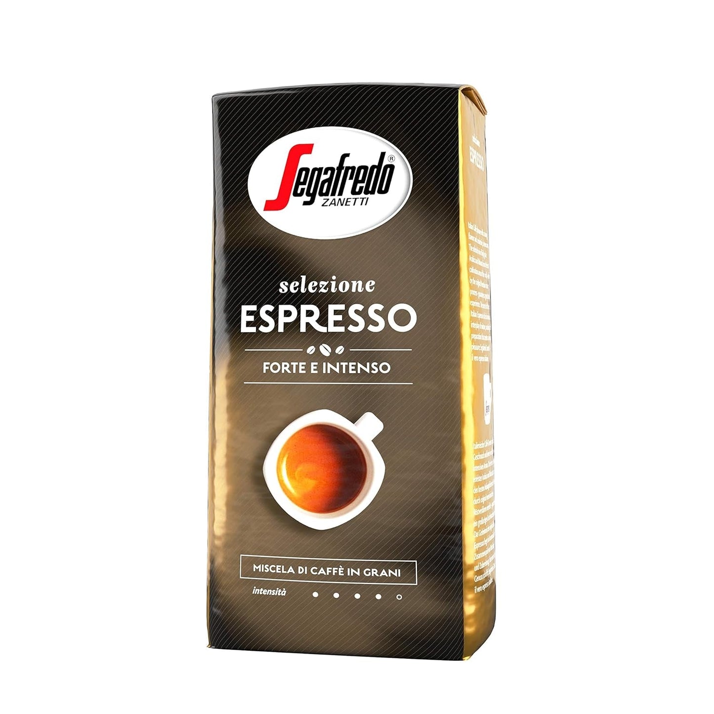Segafredo Zanetti Selezione Espresso - Całe ziarna (opakowanie 1 kg) - Nadaje się do wszystkich włoskich specjałów kawowych - Prażenie od średniego do ciemnego, mocny i intensywny smak