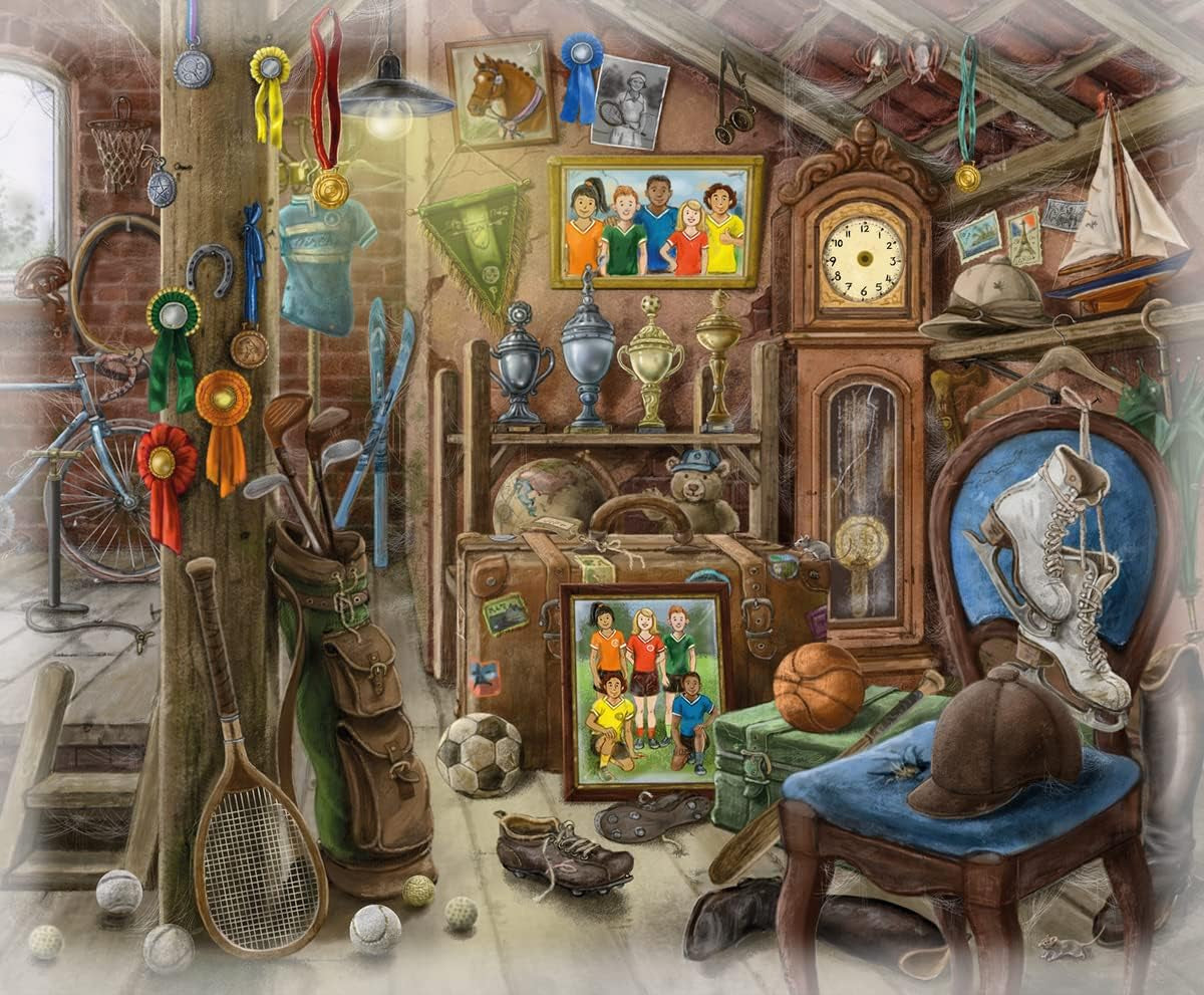 Puzzle Ravensburger EXIT - Upiorny Dwór - 6X 99-elementowe puzzle dla miłośników puzzli dla dorosłych i dzieci w wieku od 10 lat Puzzle Naty Shop