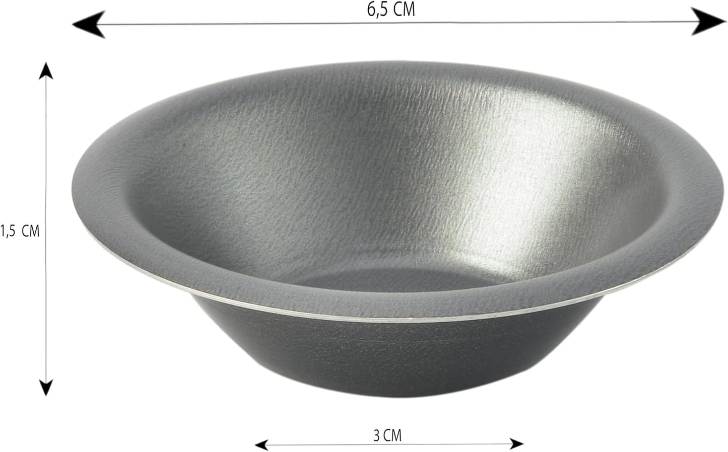 43027, ciasto kremowe, 6 form, Ø 5 cm x wys. 1,5 Formy i blachy do pieczenia Naty Shop