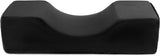 QWORK® Wimpernkissen, U-Förmiges Beauty Makeup Kissen, Ergonomisches Wimpernkissen Für Verlängerungen, Memory Foam Wimpernkissen Für Den Heimgebrauch Im Schönheitsssalon (Schwarz) Poduszki ortopedyczne szyjne Naty Shop Domyślny tytuł