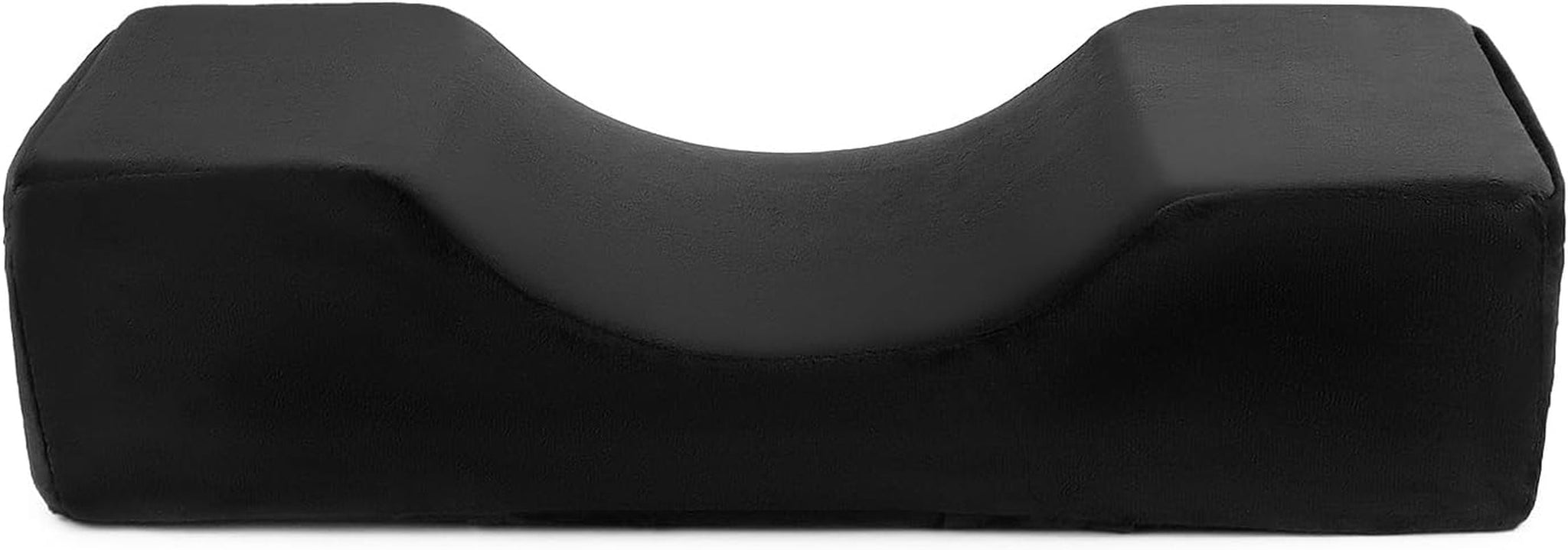 Poduszka do rzęs QWORK®, poduszka do makijażu w kształcie litery U, ergonomiczna poduszka do przedłużania rzęs, poduszka do rzęs z pianki memory do użytku domowego w salonie kosmetycznym (czarna) poduszki ortopedyczne szyjki macicy Domyślny tytuł sklepu Naty