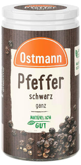Ostmann Gewürze - Pfeffer schwarz ganz | 40 g w Der Streudose