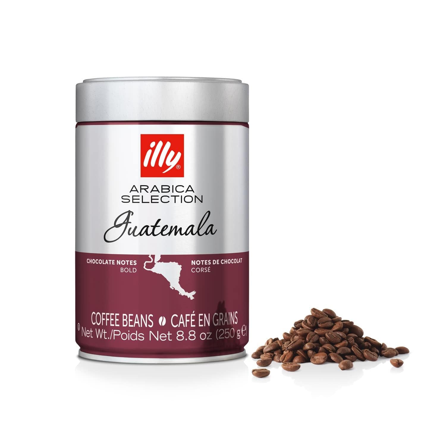 Illy Arabica Selection Kawa ziarnista Gwatemala do mielenia, opakowanie 250g