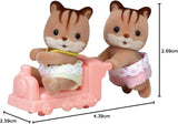 Sylvanian Families L5421 Wiewiórka Bliźniaki Domek dla lalek Figurki z domku dla lalek Naty Shop Dolls