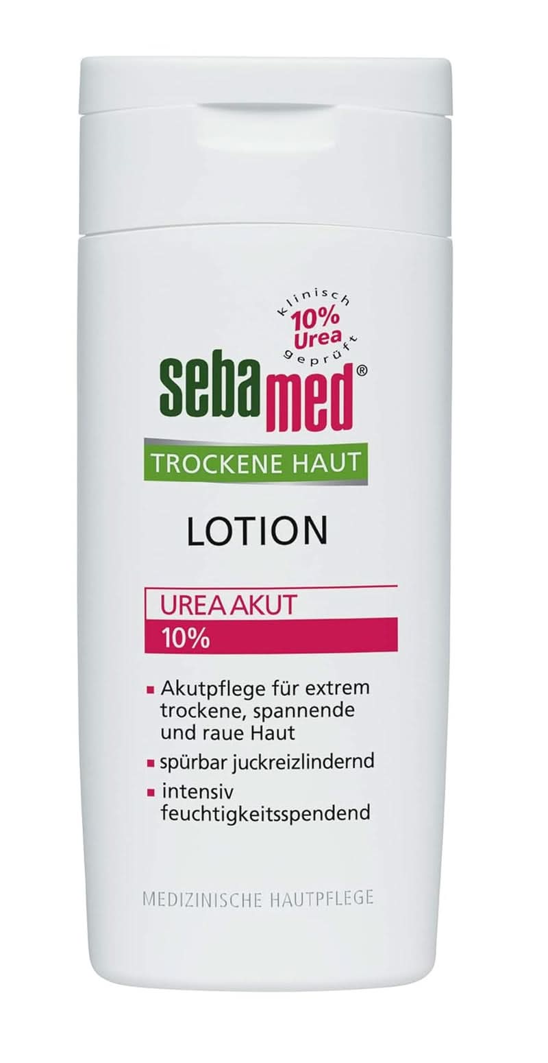 Sebamed Mocznik Akut widocznie łagodzi uczucie napięcia, szorstkości i swędzenia, 200 ml Prysznic i kąpiel Naty Shop