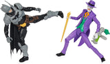 DC Batman Adventures Zestaw figurek Batman kontra Joker, 30 cm - 2 w pełni ruchome figurki z 12 zębatkami do ekscytującego odgrywania ról, zabawka dla dzieci w wieku 4+ Figurki Naty Shop