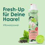 Jean & Len Green Tea & Lime szampon nawilżający do włosów normalnych i przetłuszczających się, 300 ml Pod prysznic i do kąpieli Jean & Len Green Tea & Lime