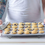 0070035 BACKFORM NA 24 MINI MUFFINKI 38,5 X 26 X 2 H CM Formy i blachy do pieczenia Naty Shop