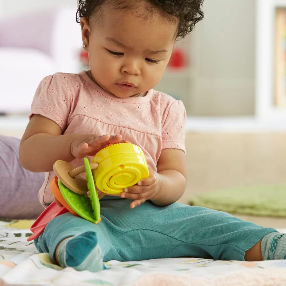 Playskool Moje pierwsze klucze, zabawka sensoryczna ze strukturami i dźwiękami dla dzieci od 3 miesiąca życia (ekskluzywnie na Amazon) Baby Toys Naty Shop