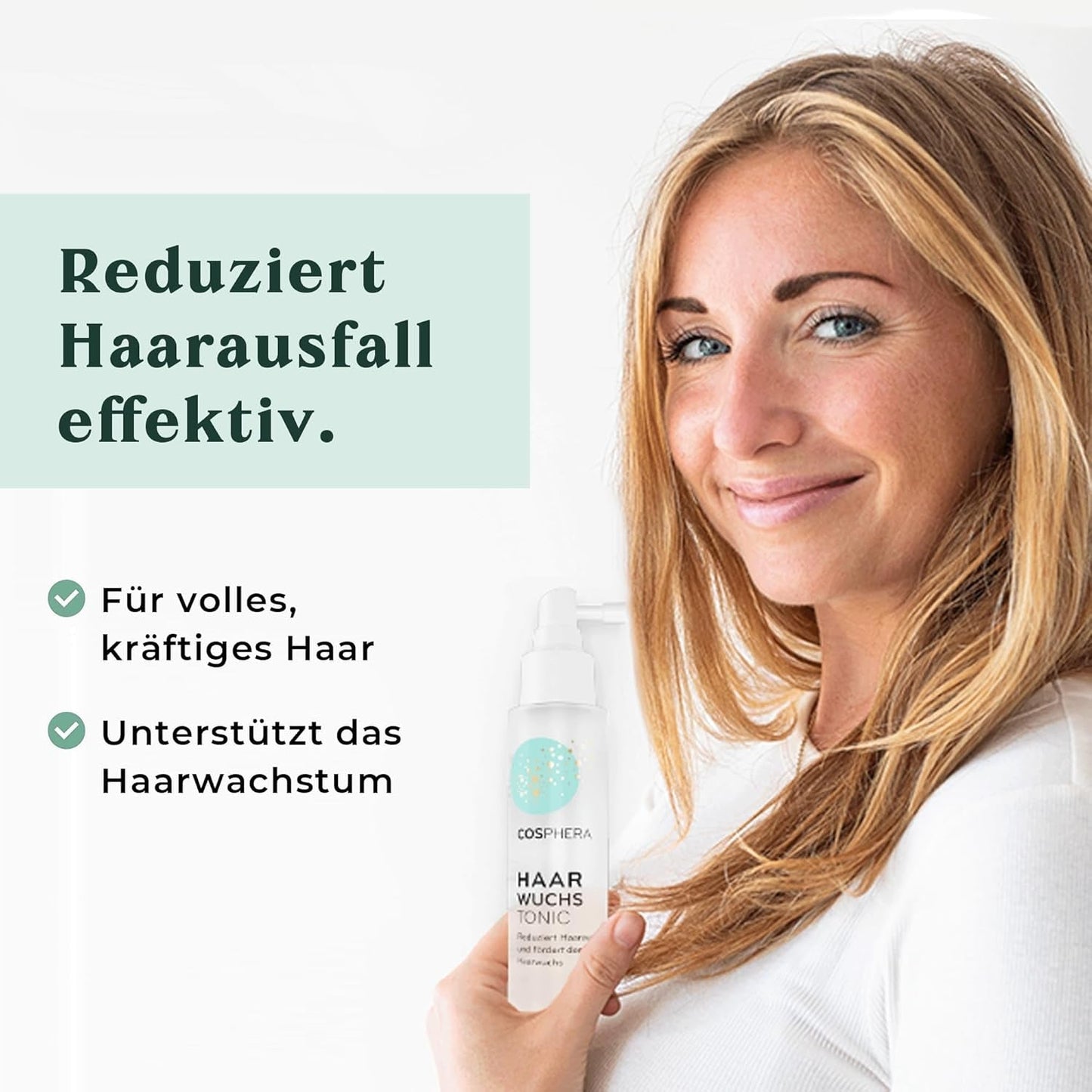Tonik do włosów z olejkiem rozmarynowym 100ml - Olejek rozmarynowy w sprayu Naturalnie przyspiesza porost włosów - Środek na porost włosów dla kobiet i mężczyzn - Serum na wypadanie włosów - Olejek do włosów rozmarynowy od Cosphera Hair Care Naty Shop