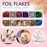 7 Boxen Strasssteine ​​​​Nägel, zestaw do zdobienia paznokci Strass Nagelglitzer Paillettes Nagel-Edelsteinen Kristalle Perlen Diamanten Metall Nieten Für DIY Dekoration Nageldesign (wielokolorowy)