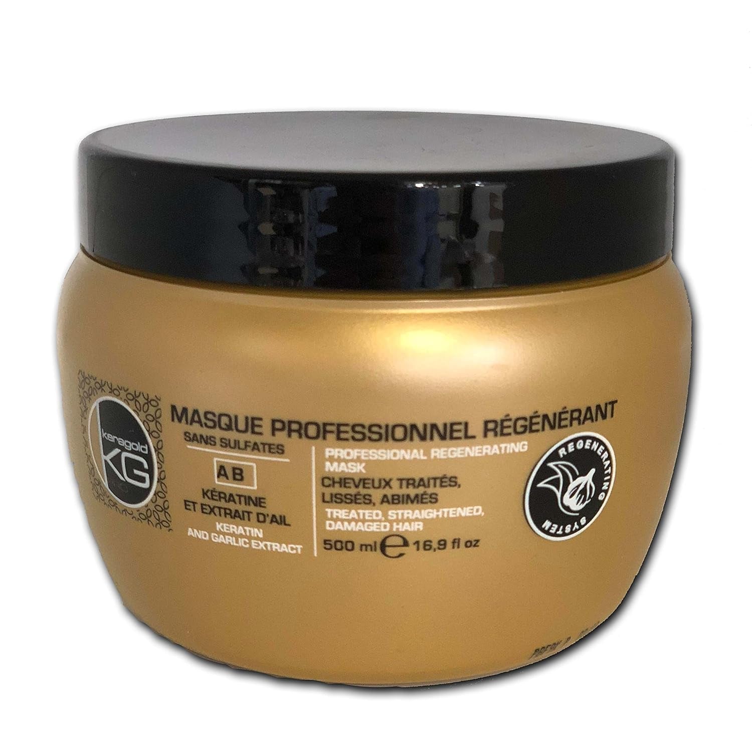Pro Maska bez siarczanów z keratyną/ekstraktem z czosnku 500 ml Naty Shop Maska do włosów Domyślny tytuł