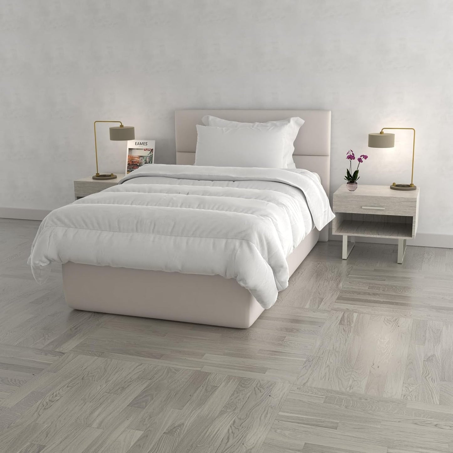 Prestige Winter White 150X200 cm pierzyna puchowa Kołdry i kołdry Naty Shop Tytuł domyślny