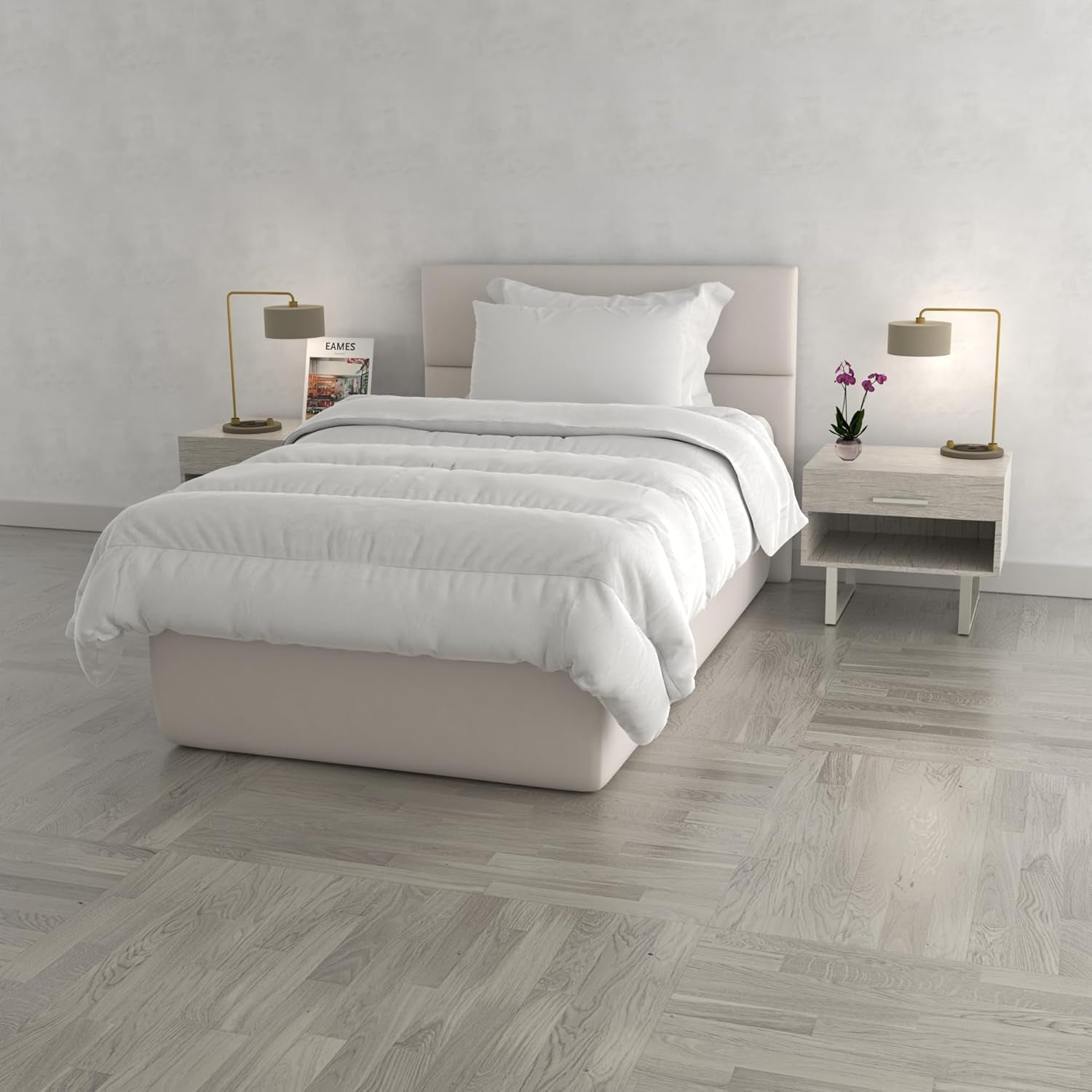 Prestige Winter White 150X200 cm pierzyna puchowa Kołdry i kołdry Naty Shop Tytuł domyślny