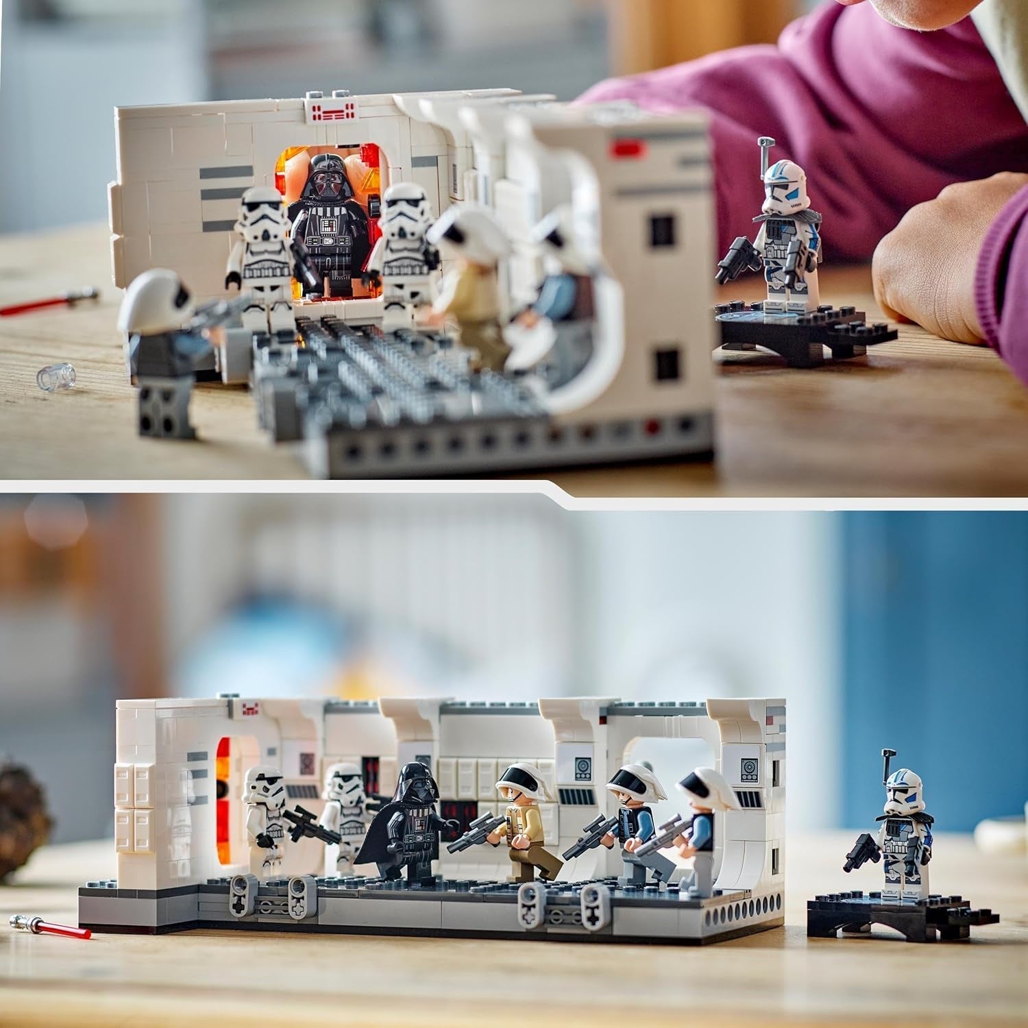 LEGO Star Wars Tantive IV Boarding, zabawka do budowania z filmu „Nowa nadzieja”, kolekcjonerski zestaw fantasy, pomysł na prezent dla chłopców i dziewcząt w wieku powyżej 8 lat oraz kolekcjonerów 75387 Zestawy do budowania Szukaj w sklepie LEGO
