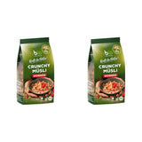 Chrupiące musli z jagodami Biozentrale | 375 g organicznego musli | Idealny na śniadanie i filiżankę musli na wynos | Alternatywa dla batonów musli