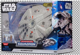 Star Wars Micro Galaxy Squadron SWJ0332 - Millennium Falcon 22,5 cm Oficjalny pojazd ze światłami, dźwiękiem i figurkami Naty Shop