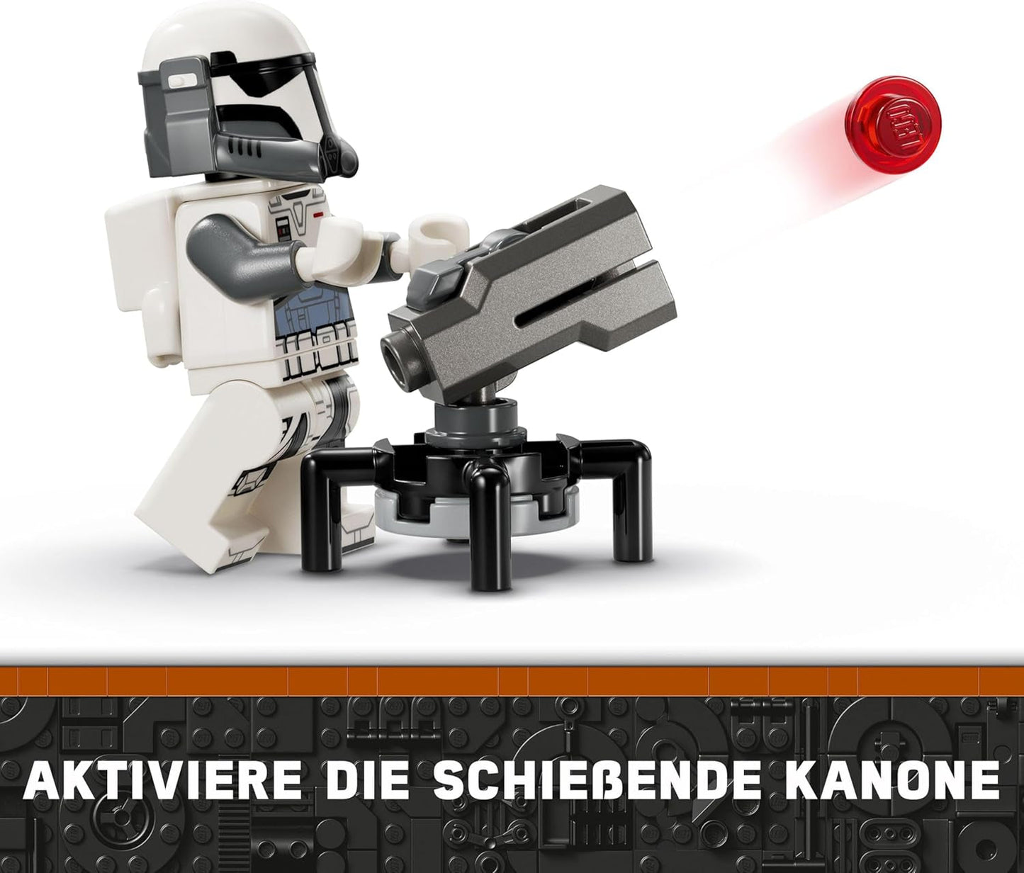 LEGO Star Wars: Mandaloriańska zasadzka na Mandalorę Zestaw bojowy, przygoda do budowania dla dzieci, kolekcjonerski zestaw akcji, pomysł na prezent dla chłopców i dziewcząt 75373 Zestawy do budowania Kup w sklepie LEGO