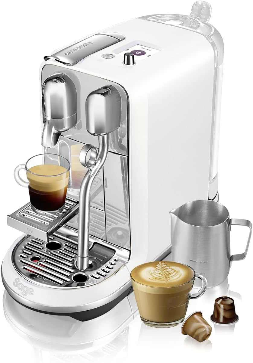 Ekspres kapsułkowy Sage Nespresso SNE800BSS Creatista Plus, szczotkowana stal nierdzewna