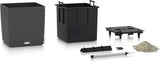 LECHUZA CUBE Domek 30 granitowy 15372