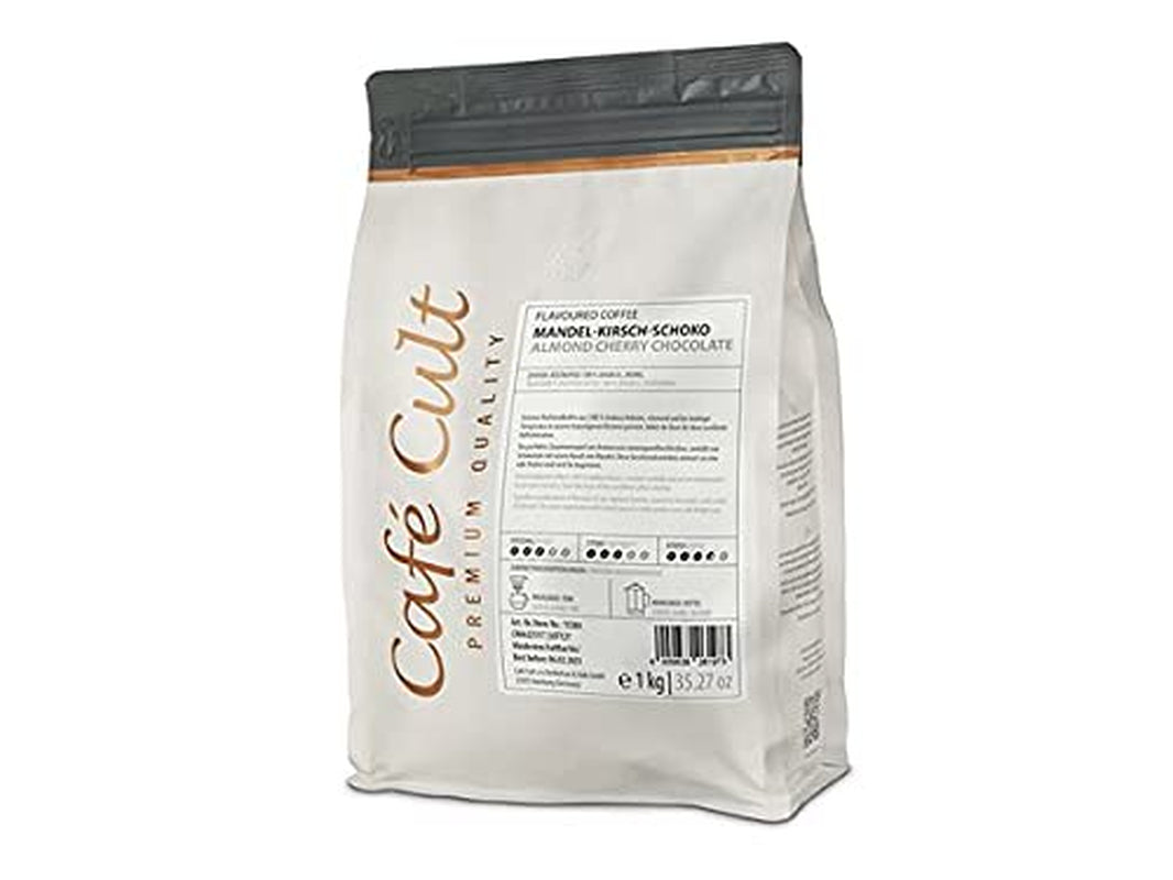 NOWOŚĆ Kawa „Migdał-Wiśnia-Czekolada” w torebce 1 kg o smaku całych ziaren