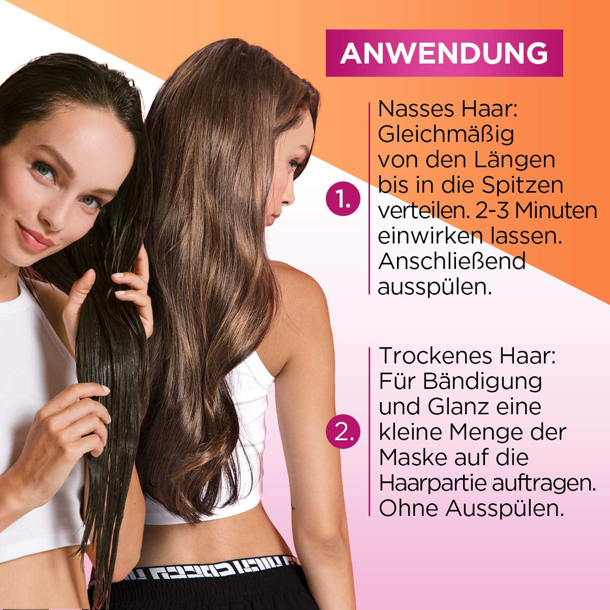 L'Oréal Paris Elvital Maska przeciw rozdwajaniu się końcówek do włosów długich i zniszczonych, Intensywna kuracja spłukująca, Z witaminami roślinnymi i olejkiem rycynowym, Maska Super Build-up Dream Długość, 1 x 300 ml Naty Shop Maska do włosów