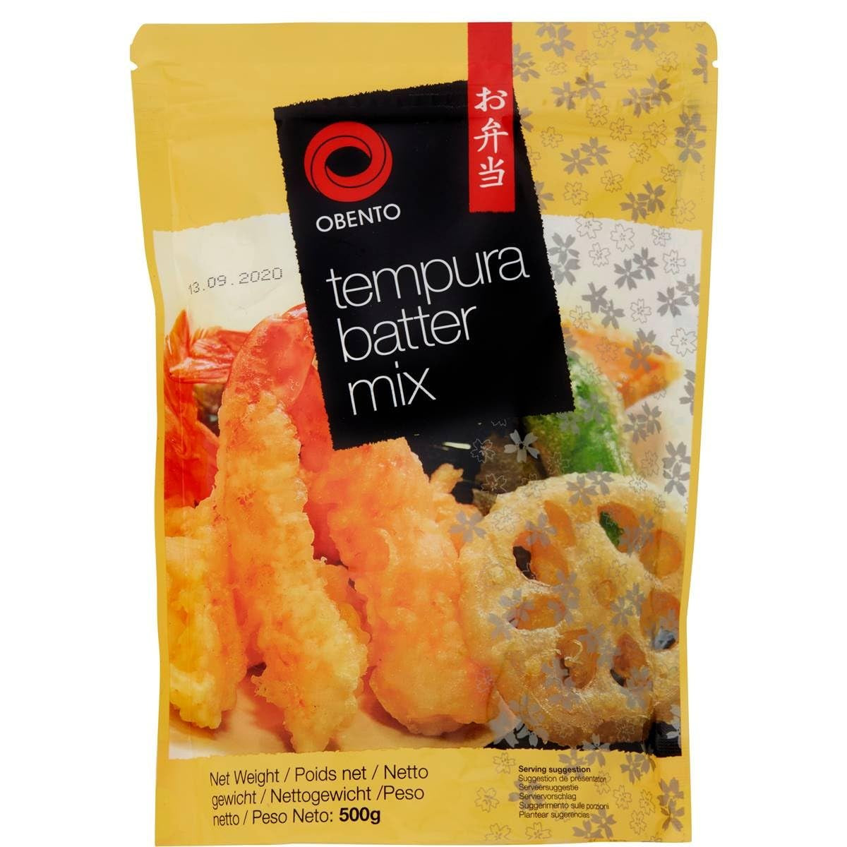 Mieszanka do ciasta Tempura Tempura Back-Frittiermischung, 500 gramów Mieszanka do pieczenia i gotowania Naty Shop 500G