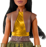 Mattel Disney Zabawka Raya Przegubowa lalka z ubraniami i akcesoriami Prezent dla dzieci inspirowany filmami Disneya HLX22