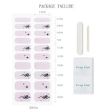 JMEOWIO Nagelfolie UV Härtend Schlange Stern Żelowe paski do paznokci UV Nagelsticker Nagelaufkleber Nail Art Dekoration Nageldesign Zubehör