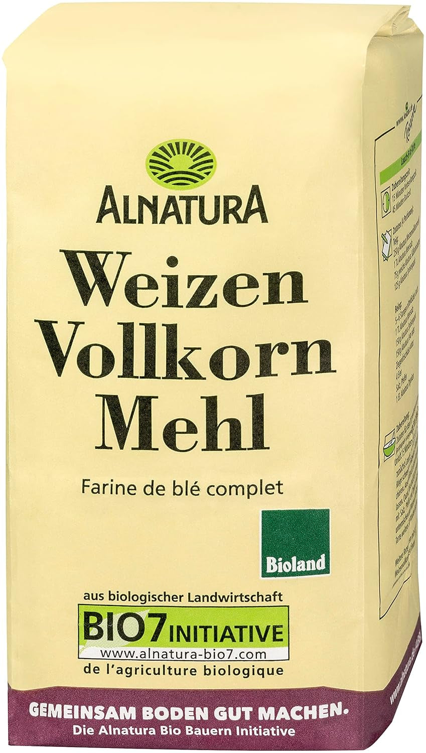 Ekologiczna mąka pełnoziarnista, 1 kg