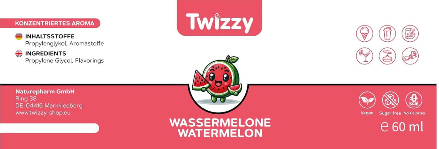 Twizzy Arbuz, Aromaty spożywcze - 60 ml - Intensywny aromat Arome Naty Shop