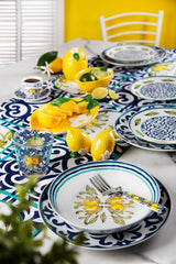 Excelsa Amalfi Tellerservice 18 Stück, Porzellan Naty Shop