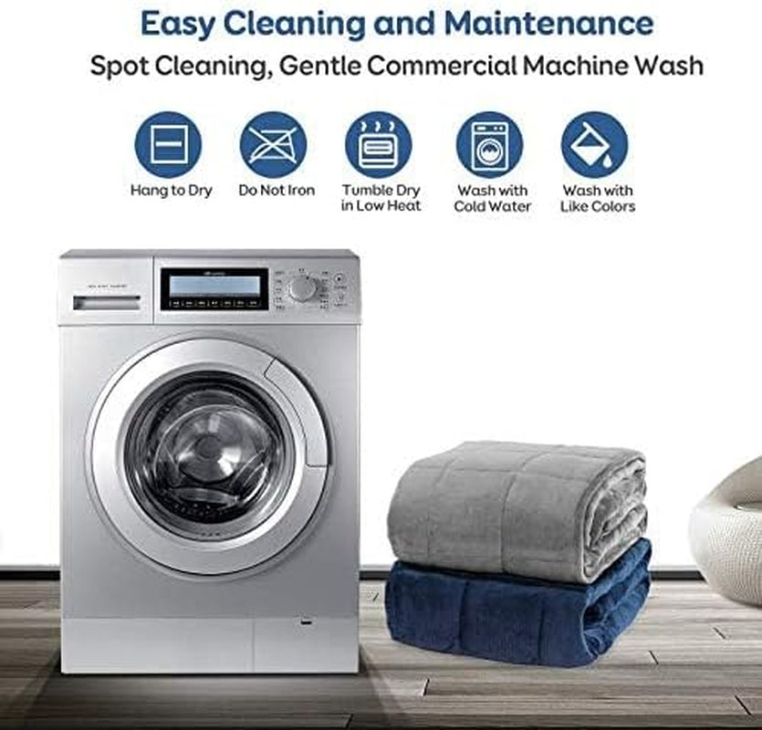 Koc obciążeniowy Cottonblue 6,8 kg Queen Size Flanelowy Shaggy Sherpa Koc obciążeniowy dla dorosłych Wygodne koce obciążane zapewniające spokój i relaks Ciężkie kołdry 152,4 x 203,2 Naty Shop Kołdry i kołdry