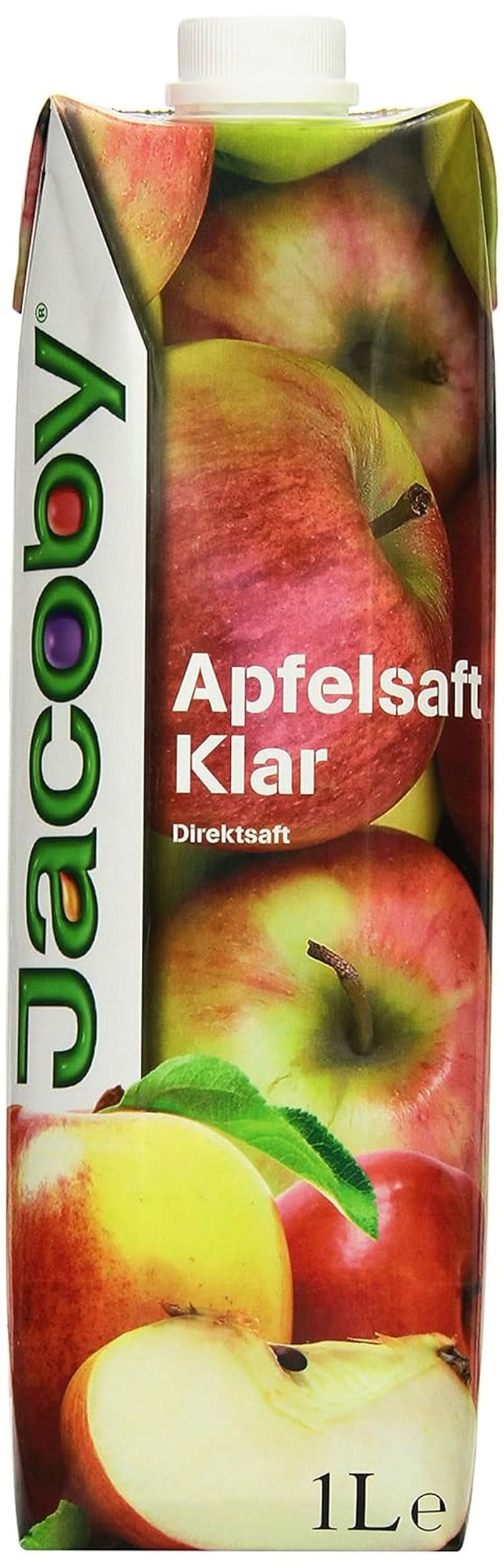 Jacoby 100% klarowny sok jabłkowy 6 x 1 litr Napoje bezalkoholowe Naty Shop
