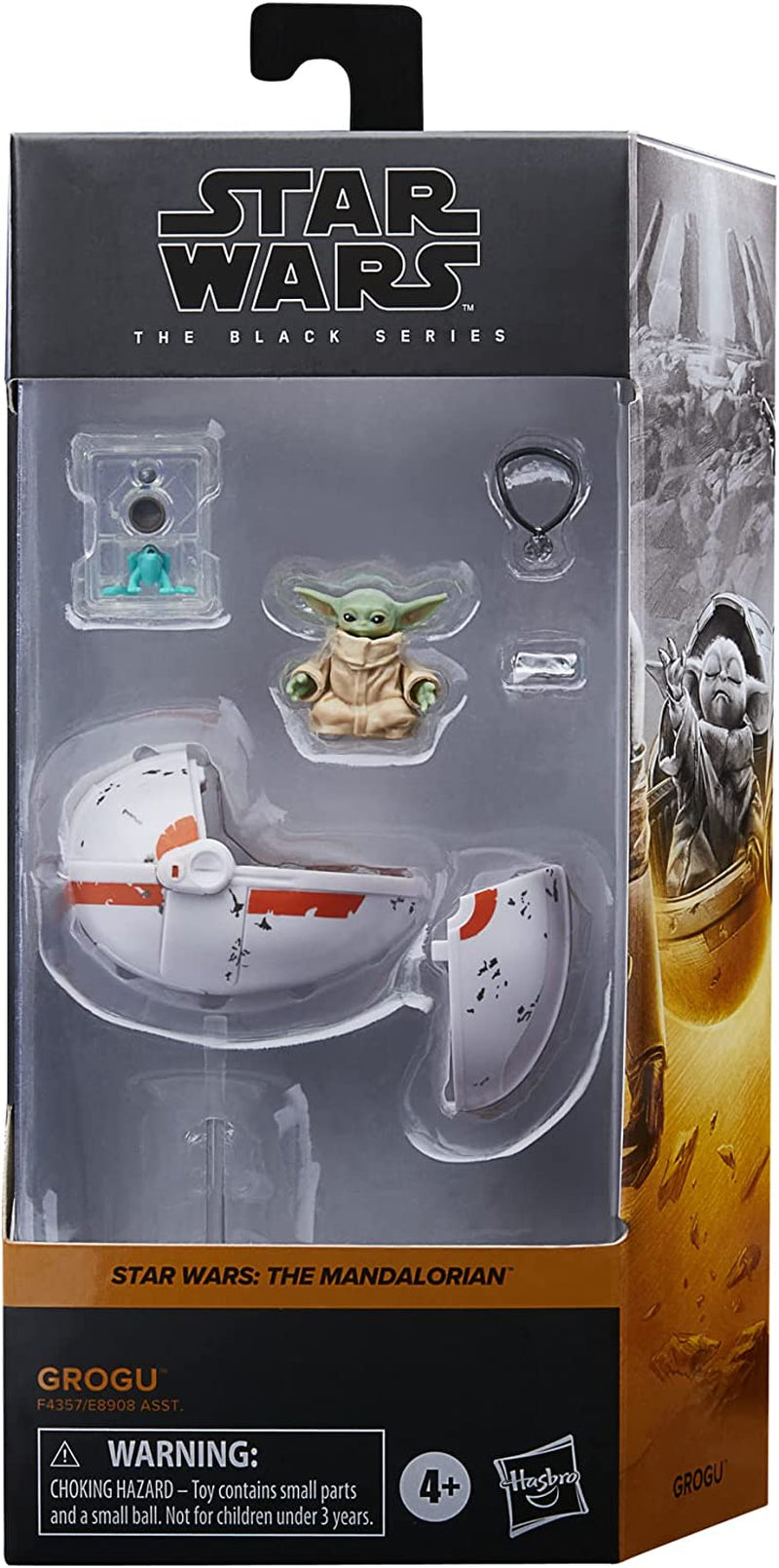 Star Wars Hasbro Black Series Grogu, Figurka Mandalorian Zu, Odpowiednia dla kolekcjonerskich figurek akcji o średnicy 15 cm, Dla dzieci w wieku 4 lat i starszych, Multi, F4357 Figurki Naty Shop