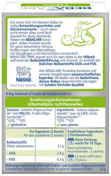 BEBACARE FIBER bezglutenowy suplement diety na łagodne trawienie, suplement diety dla niemowląt od urodzenia i małych dzieci, 1x (20 x 2,2g)