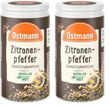 Ostmann Gewürze - Zitronenpfeffer Gewürzzubereitung | Do sosów sałatkowych, sosów i dań rybnych 40 g w Der Streudose