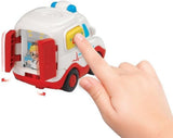 Vtech TUT TUT Baby Flitzer - Ambulans - Autko z muzyką, przyciskiem świetlnym, ciekawymi zdaniami i dźwiękami - Dla dzieci w wieku 1-5 lat, 8,8 x 5,5 x 7 cm Bebe Toys Naty Shop