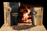 Kawa ziarnista 250g – Wysokiej jakości ziarna espresso Arabica i Robusta, ręcznie wypalane w drewnie, dla pełnego i aromatycznego smaku ziaren kawy