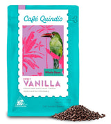 Cafe Quindio Specialty Coffee - 100% ziaren kawy Arabica, Kolumbia - z naturalnymi nutami słodkiej wanilii (250g) - idealna do kawy przelewowej, ekspresów kolbowych lub French Press