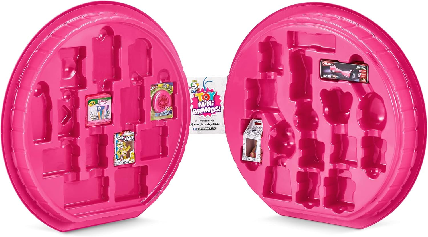 5 folderów z kolekcjami-niespodziankami Mini Brands Series 2 i 3 kapsułki-niespodzianki od ZURU Figurki Naty Shop