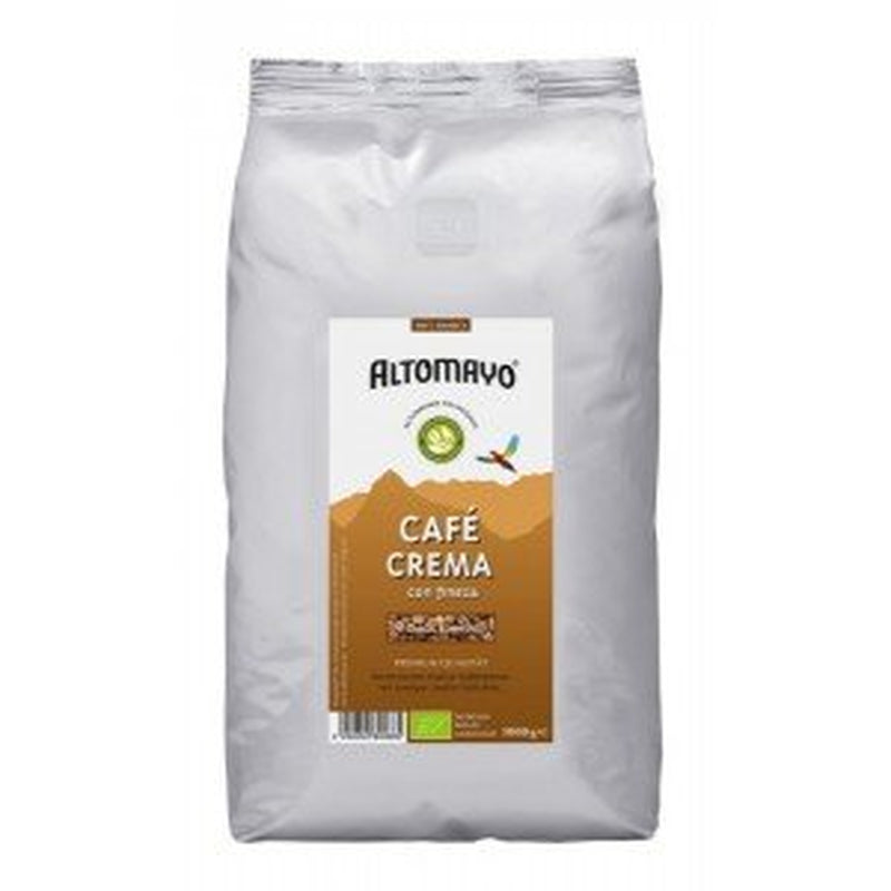 Ekologiczna kawa ziarnista do kremu kawowego 1 kg -