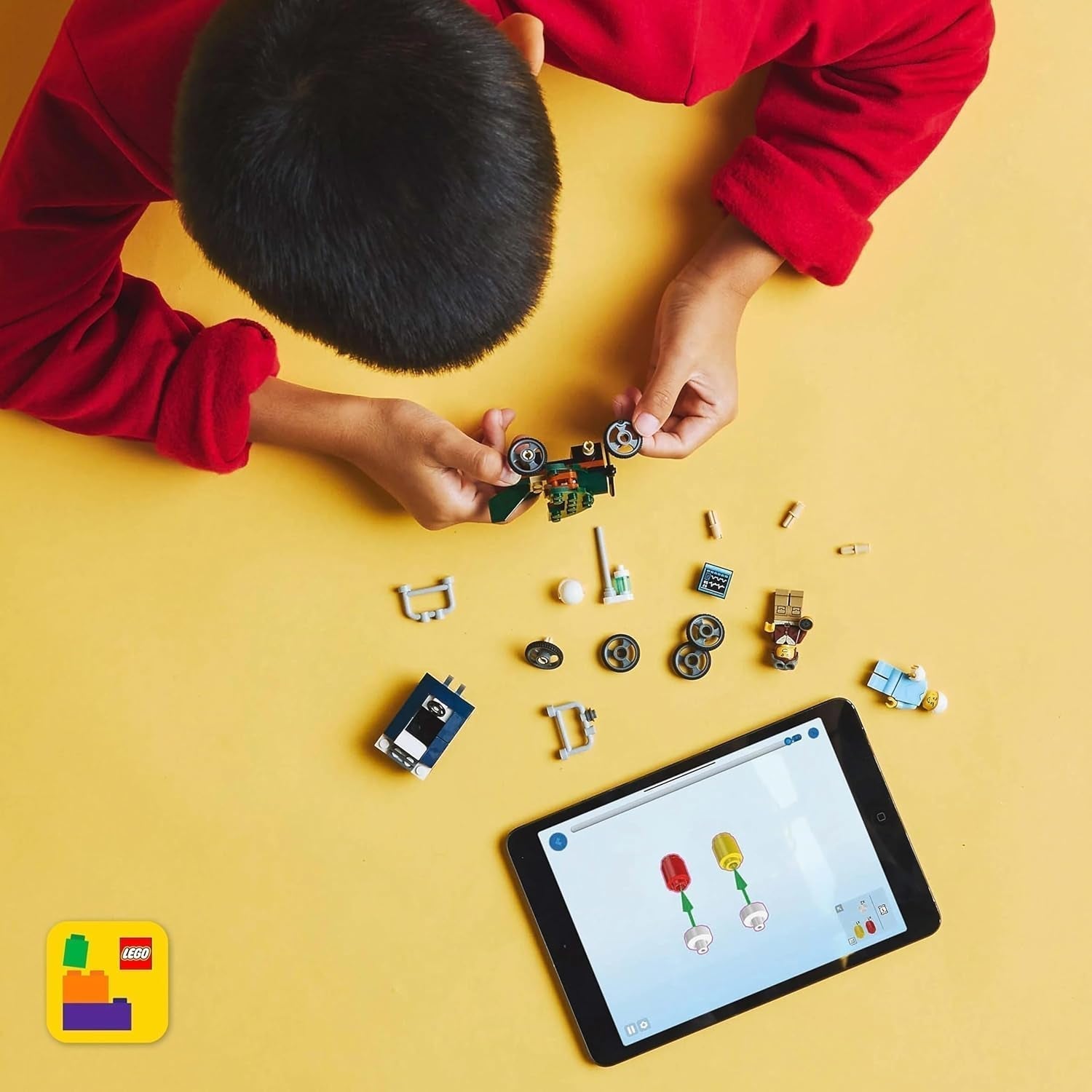 Samolot LEGO City kontra samolot Zestaw samochodu wyścigowego na łóżku szpitalnym - Mydelniczka dla chłopców i dziewcząt od 5 lat - Zestaw do budowania z 2 minifigurkami - Prezent urodzinowy i świąteczny 60459 Zestawy do budowania Besuche den LEGO-Store