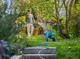 Wąż Gardena EcoLine 1/2 cala, 20 m bez elementów systemowych: Ekologiczny wąż ogrodowy wykonany z tworzywa sztucznego pochodzącego z recyklingu, wolny od ftalanów i substancji zanieczyszczających, z mocnym uchwytem, ​​odporny na mróz i promieniowanie UV (18930-20)