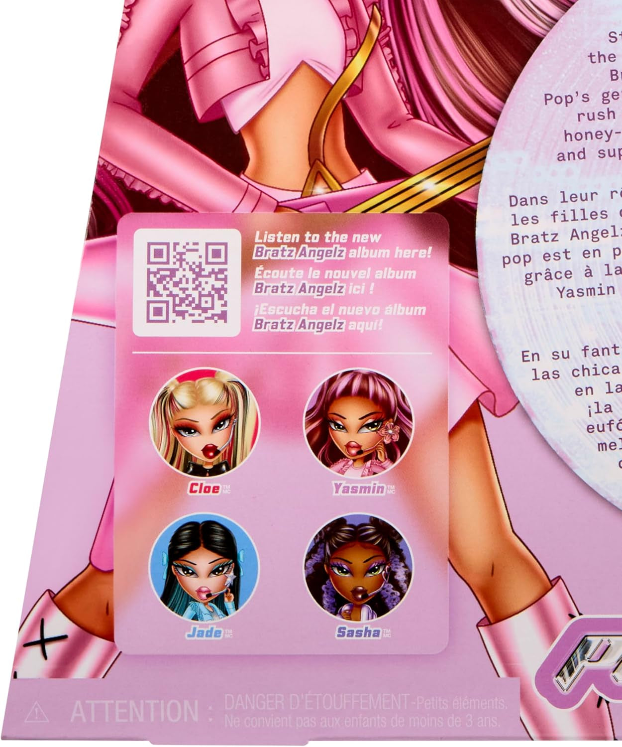 BRATZ Pop Starz Yasmin – modna lalka z kolekcjonerskim urokiem, strojem i akcesoriami muzycznymi