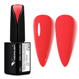 VENALISA koralowo-pomarańczowy lakier do paznokci UV 15ml żelowy lakier do paznokci do lampy UV do paznokci przezroczysty koralowo-pomarańczowy żelowy lakier do paznokci modele do samodzielnego projektowania paznokci