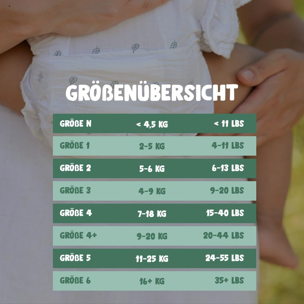 Eco Pieluchy Eco by Naty Baby Eco Diapers - pieluszki organiczne premium, ekologiczne, wykonane z materiałów pochodzenia roślinnego, idealne dla wrażliwej skóry dziecka (rozmiar 5 - 80 sztuk)