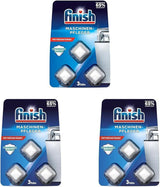 Tabletki Finish do czyszczenia maszyn - Tabletki do zmywarki przeciw brudowi i tłuszczowi wewnątrz zmywarki 3 tabletki Naty Shop 3 zestawy 3 tabletek