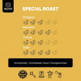 KAWA KING'S - SPECIAL ROAST - 1 kg Ziarna espresso Barista Premium - Kawa o niskiej kwasowości - Palenie małych partii we Włoszech - Najlepsza mieszanka arabiki i Robusty do maszyn w pełni automatycznych i ekspresów z kolbą