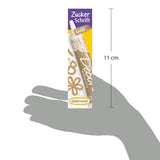 Günthart Backdecor 25 g Cukier z literami GOLD Do wszystkich deserów w złotym kolorze Wykonany z cukru dla pięknych liter i wzorów, 1 opakowanie (25 g)